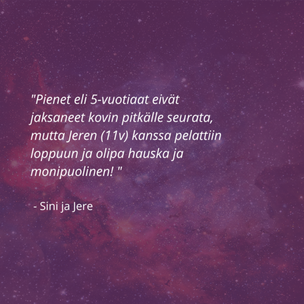 Mainio ja monipuolinen pakopeli